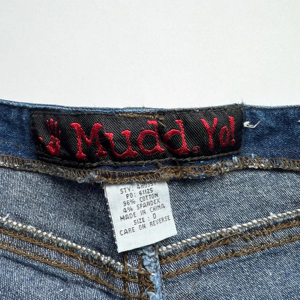 Vintage Y2K Mudd Lace-Up Waist Capri Pedal Pushers